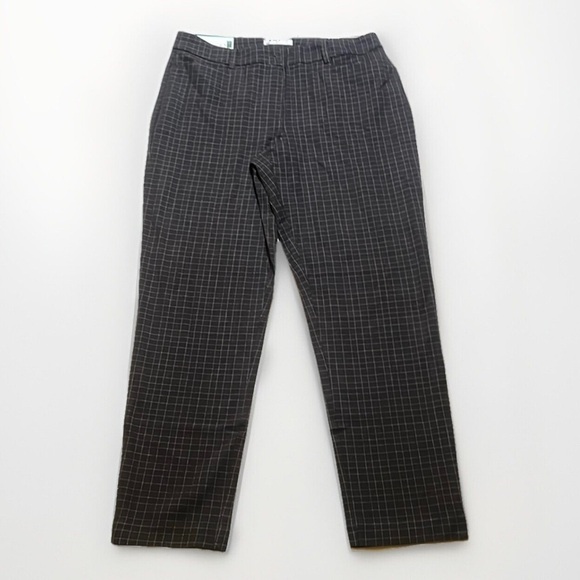 up! Pants - NWT up! Classic Black and White Plaid Stretch Pant